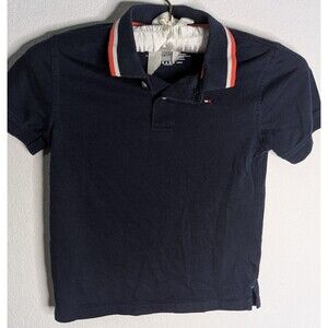 Tommy Hilfiger Kids Polo Size 6 Collar Button Short Sleeve Unisex (467)